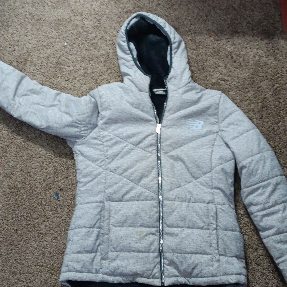 New Balance winter jacket, grey, OS